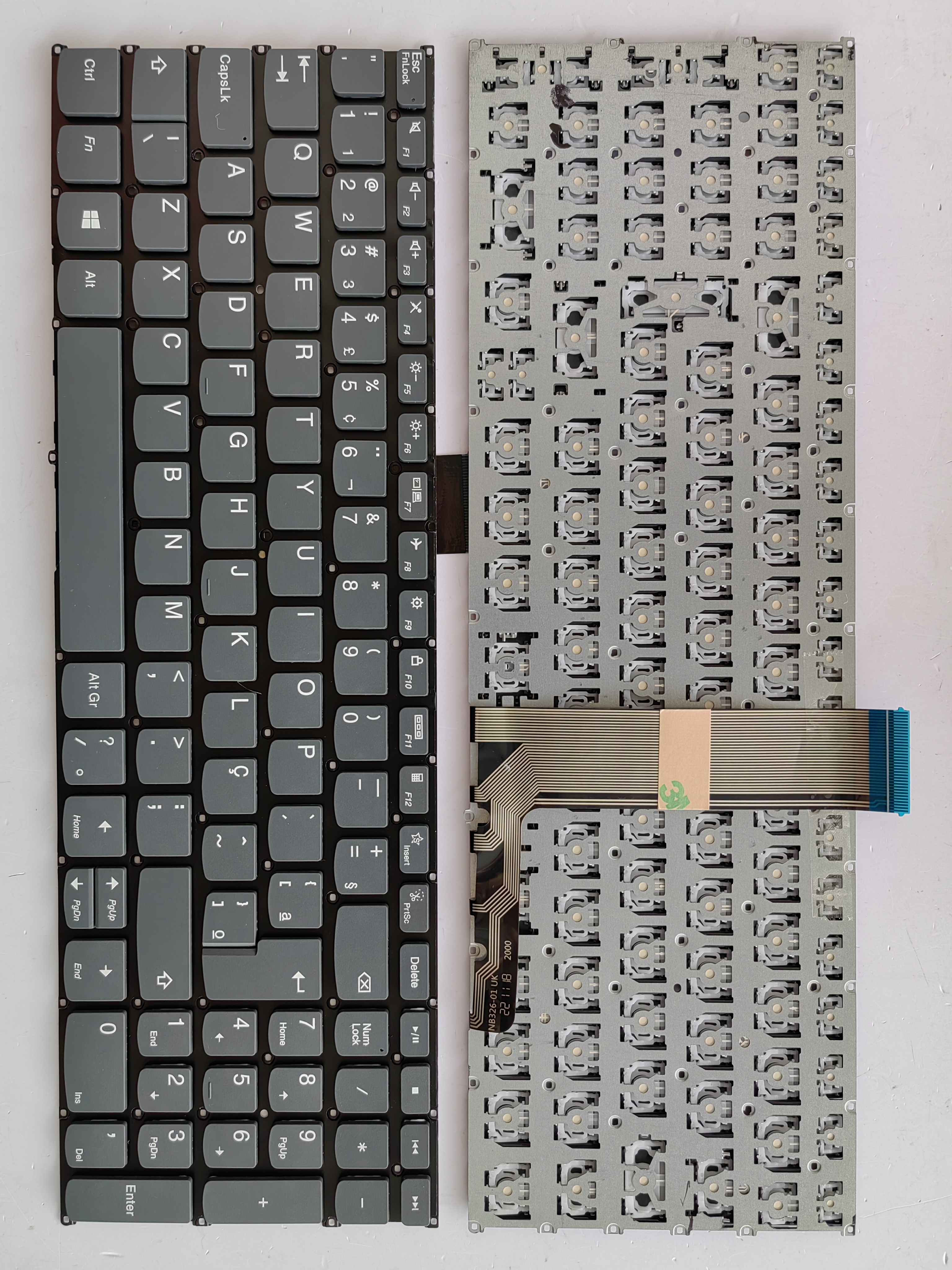 Picture of New Replacement Laptop Keyboard For LENOVO AIR 15 2020/S550-15/ideapad 5-15 Grey (OEM) BR Layout